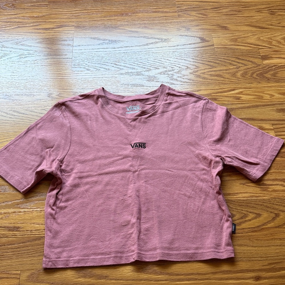 Vans Dusty Rose Cropped Tee